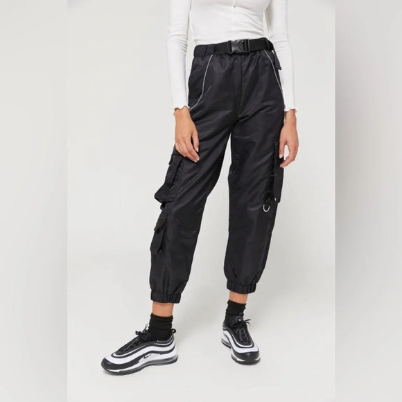 Urban Outfitters Pants - Urban Outfitters Katya Nylon  Buckle Utility Pants - XS